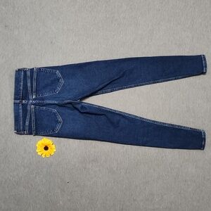 TOPSHOP Moto 'Jamie' Fit High Rise Super Skinny Leg Denim Blue Jeans Jeggings